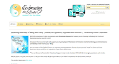 Desktop Screenshot of embracingtheinfinite.com